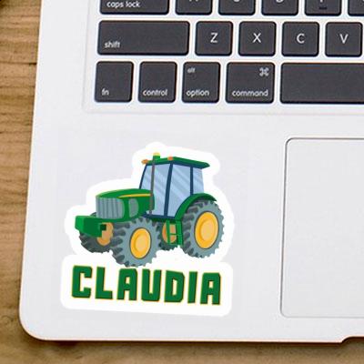 Sticker Claudia Tractor Notebook Image