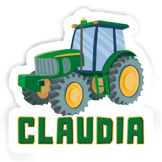 Sticker Claudia Tractor Image