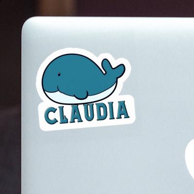 Whale Fish Sticker Claudia Notebook Image