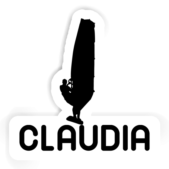 Claudia Sticker Windsurfer Laptop Image