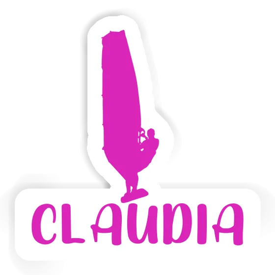 Windsurfer Sticker Claudia Notebook Image