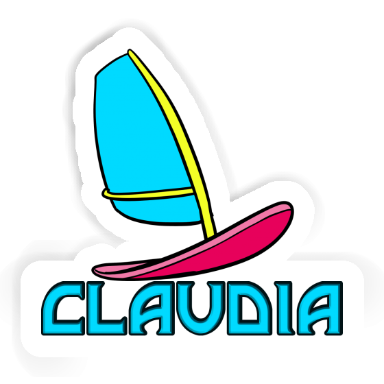 Sticker Windsurf Board Claudia Notebook Image