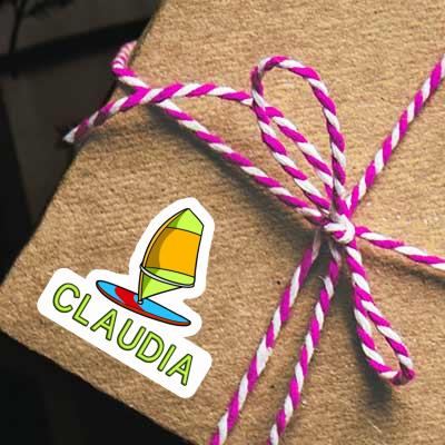 Sticker Windsurf Board Claudia Laptop Image