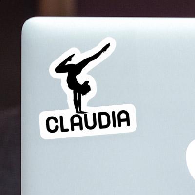 Claudia Sticker Yoga Woman Notebook Image