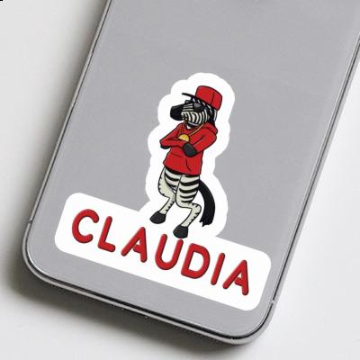 Claudia Sticker Zebra Gift package Image