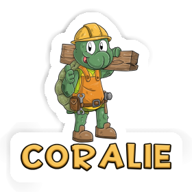 Sticker Coralie Construction worker Image