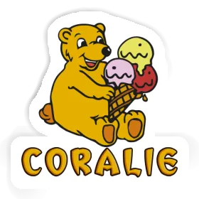 Bear Sticker Coralie Image