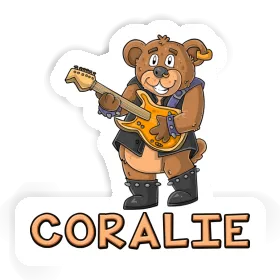 Sticker Guitarist Coralie Image