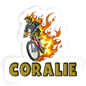 Mountainbiker Sticker Coralie Image