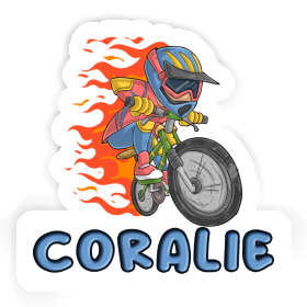 Sticker Freeride Biker Coralie Image