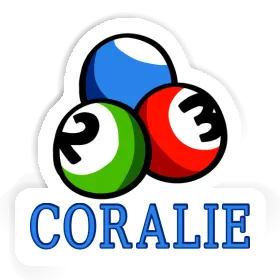 Coralie Sticker Billiard Ball Image