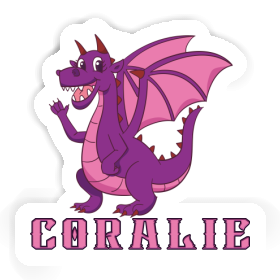 Drache Aufkleber Coralie Image