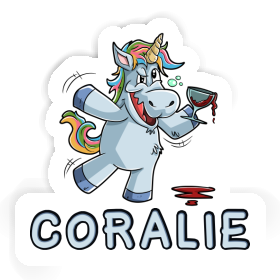 Coralie Sticker Unicorn Image