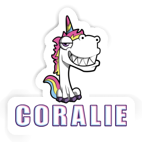 Sticker Unicorn Coralie Image