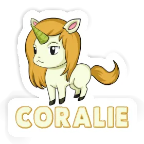 Sticker Coralie Unicorn Image