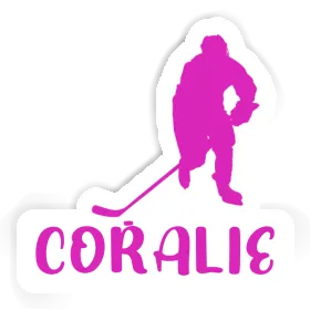 Sticker Hockey Player Coralie Image