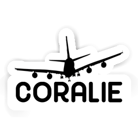 Airplane Sticker Coralie Image