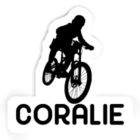 Sticker Freeride Biker Coralie Image