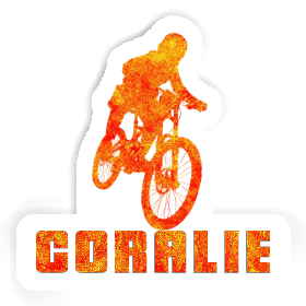 Freeride Biker Sticker Coralie Image