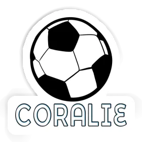 Sticker Coralie Football Image