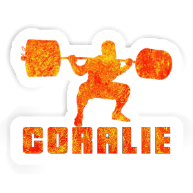 Sticker Weightlifter Coralie Image