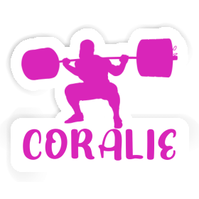 Sticker Weightlifter Coralie Image