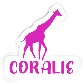 Sticker Giraffe Coralie Image