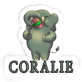 Coralie Sticker Elephant Image