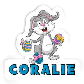 Sticker Coralie Easter Bunny Image