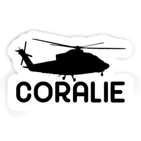 Helicopter Sticker Coralie Image