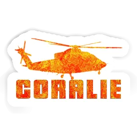 Sticker Helicopter Coralie Image