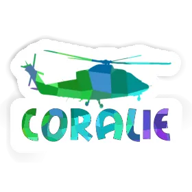 Sticker Helicopter Coralie Image