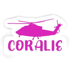 Coralie Sticker Helicopter Image