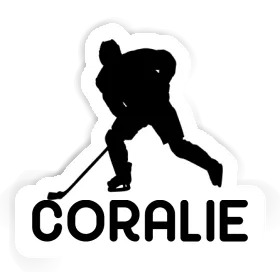 Sticker Hockey Player Coralie Image