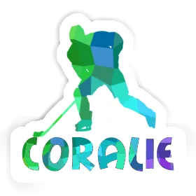 Hockey Player Sticker Coralie Image