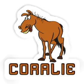 Sticker Coralie Horse Image