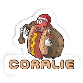 Sticker Hot Dog Coralie Image