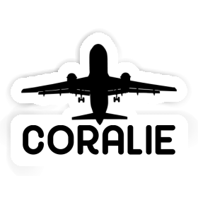 Sticker Jumbo-Jet Coralie Image