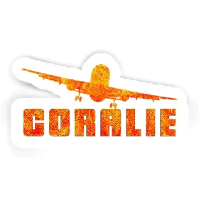 Airplane Sticker Coralie Image