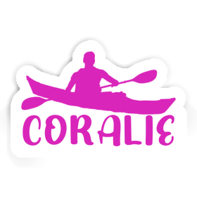 Sticker Kayaker Coralie Image