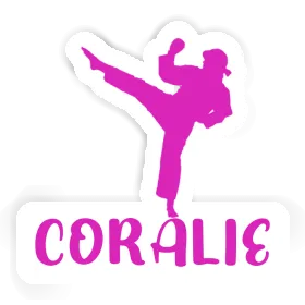 Sticker Karateka Coralie Image