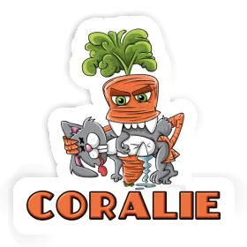 Monster Carrot Sticker Coralie Image