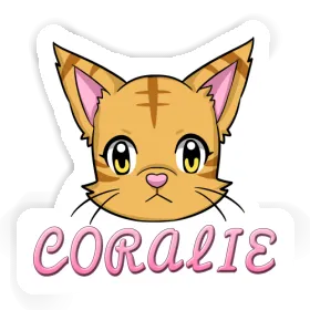 Sticker Coralie Cat Image