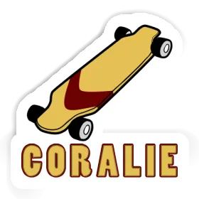 Sticker Longboard Coralie Image