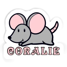 Sticker Coralie Mouse Image