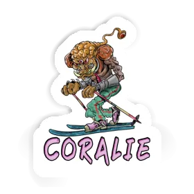 Sticker Skier Coralie Image