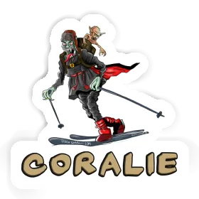 Telemarker Sticker Coralie Image