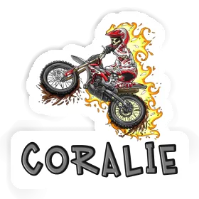 Sticker Coralie Dirt Biker Image