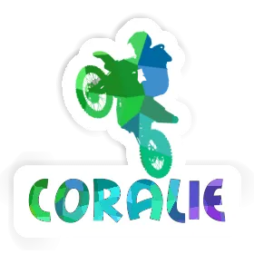 Coralie Sticker Motocross Rider Image