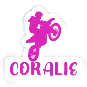 Sticker Coralie Motocross Rider Image